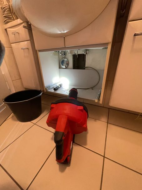Verstopfung Handwaschbecken