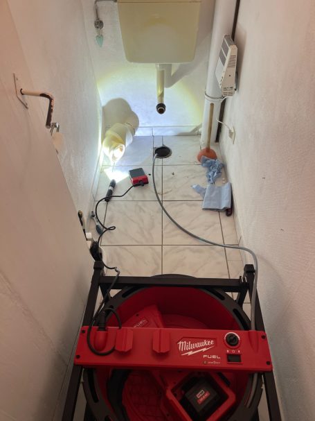 WC verstopft